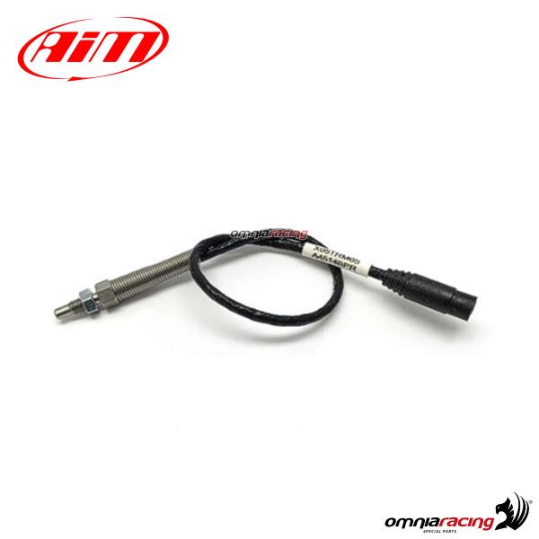 Termoresistenza acqua PT100 AIM con connettore/filetto M5 lunghezza 30 cm