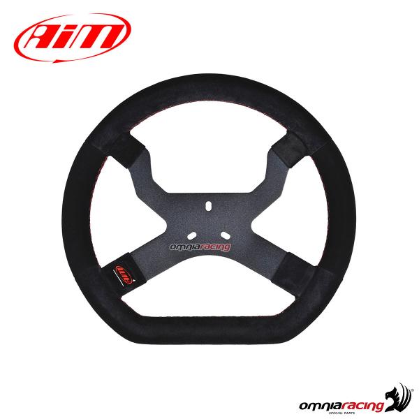 AIM steering wheel for MyChron5 black color with standard 3 holes