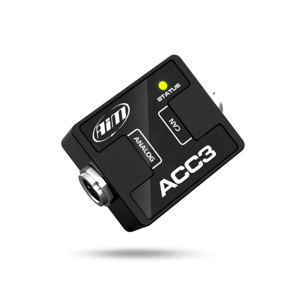Compact Analog to CAN Converter AIM ACC3 4 Analog 50cm - Can Cable 400cm