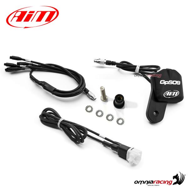 AIM kit cablaggio per MXPS Racing cavo prolunga K-Line e modulo GPS09 50cm per Suzuki GSXR1000 2017>