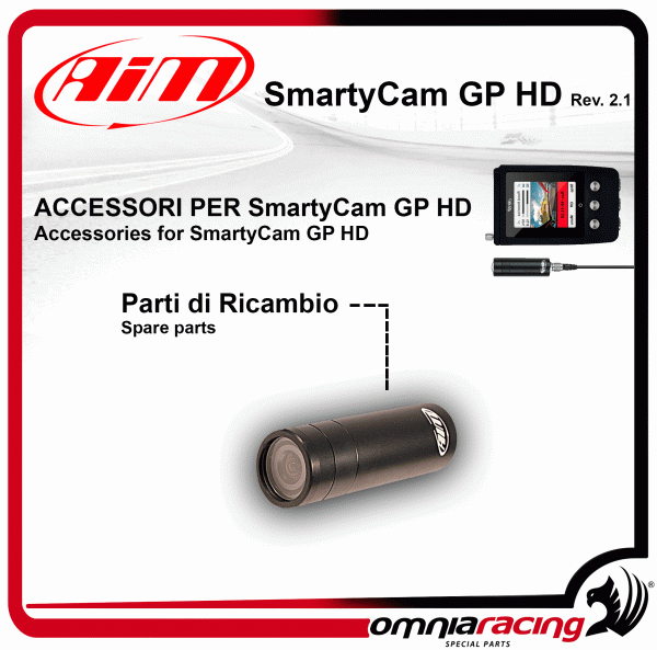 AIM Accessori per SmartyCam GP HD Parti di ricambio - Bullet cam 84 gradi