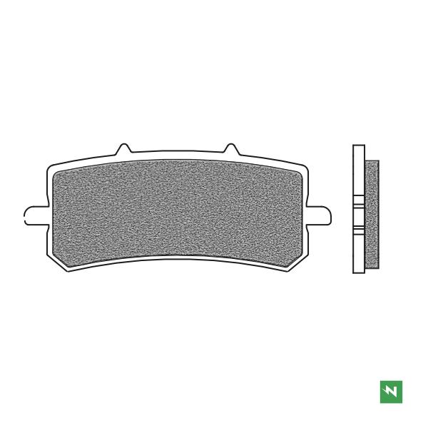 Front brake pads Newfren Morbidelli SC300 2024-2026