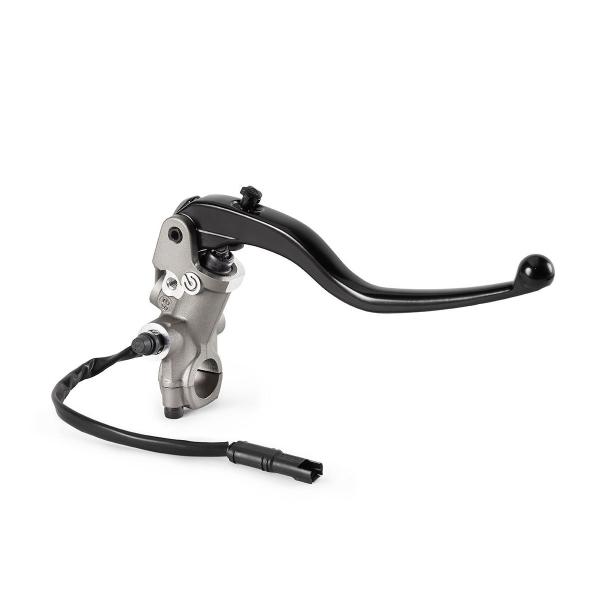 Brembo 16x21 Semi-Radial Brake Master Cylinder black lever