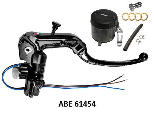 Accossato ABE PRS 16x17-18-19 black radial brake master cylinder with reservoir kit