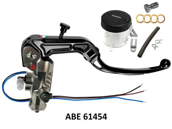 Accossato ABE PRS 16x17-18-19 nickel radial brake master cylinder with reservoir kit