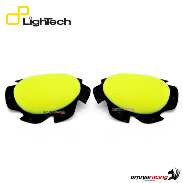 Pair of Lightech knee sliders Filler for suits color yellow