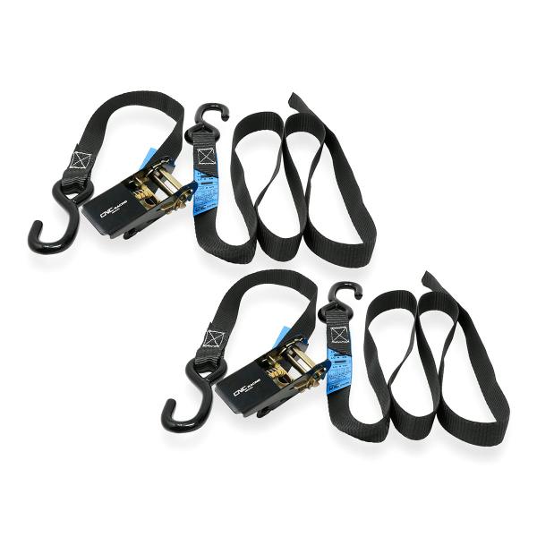 CNC Racing ratchet motorcycle fixing straps 2 pieces
