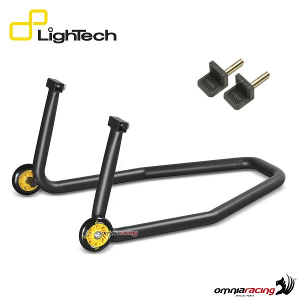 Cavalletto posteriore alzamoto Lightech in ferro con pattini