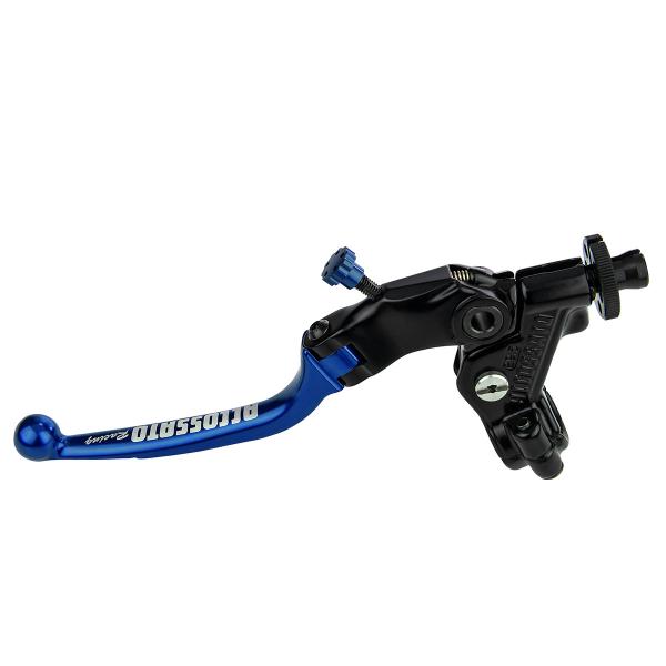 Comando frizione Accossato a cavo 32mm leva blu snodata