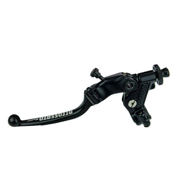 Comando frizione Accossato a cavo 29mm leva nera snodata RST predisposizione attacco micro