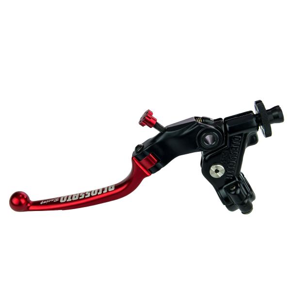 Comando frizione Accossato a cavo 24mm leva rosso snodata predisposizione attacco micro
