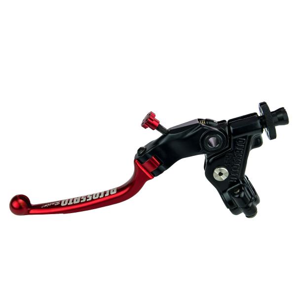 Comando frizione Accossato a cavo 34mm leva rosso snodata RST predisposizione attacco micro