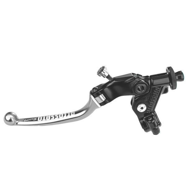 Comando frizione Accossato a cavo 24mm leva argento snodata RST predisposizione attacco micro