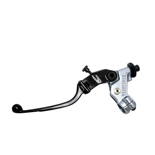 Comando frizione Accossato titanio a cavo 34mm leva nera snodata