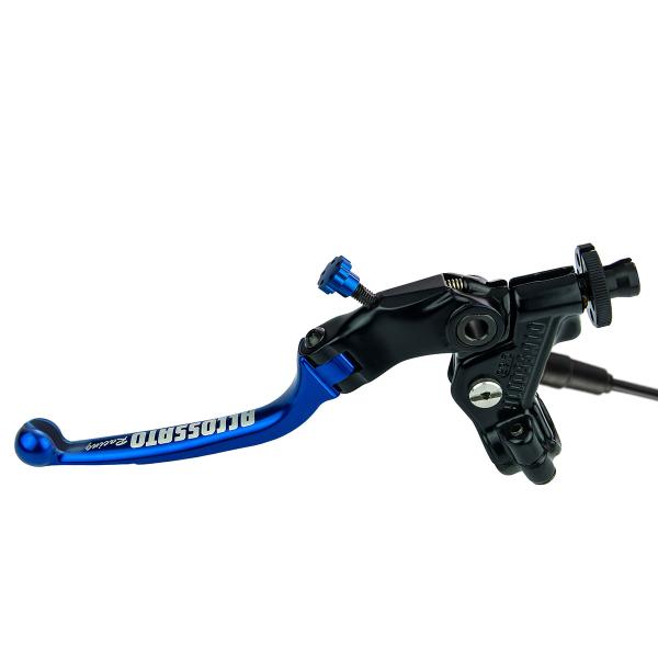 Comando frizione Accossato a cavo 32mm leva blu snodata RST con micro incluso