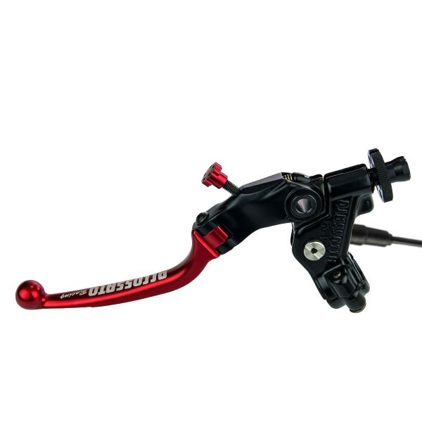Comando frizione Accossato a cavo 24mm leva rosso snodata con micro incluso