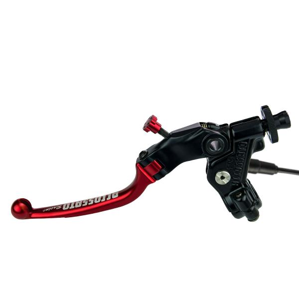Comando frizione Accossato a cavo 34mm leva rosso snodata RST con micro incluso