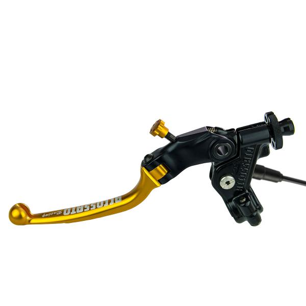 Comando frizione Accossato a cavo 32mm leva oro snodata RST con micro incluso