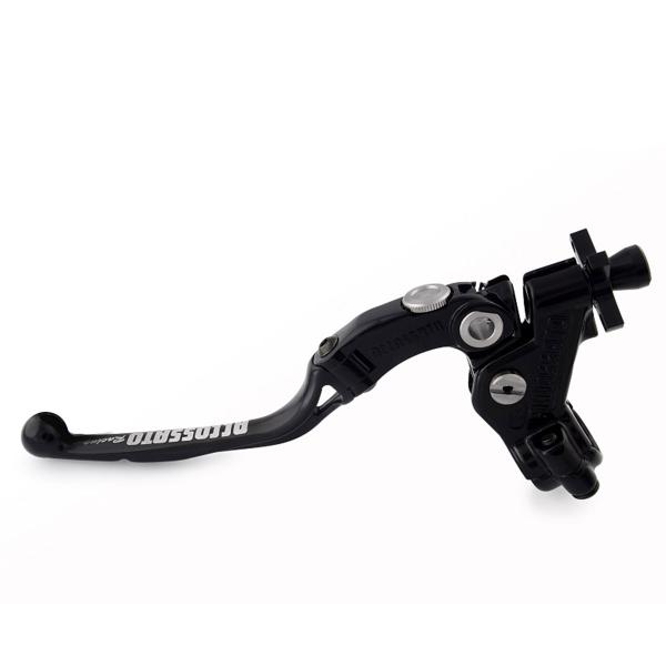 Comando frizione Accossato Racing a cavo 34mm leva nera snodata RST