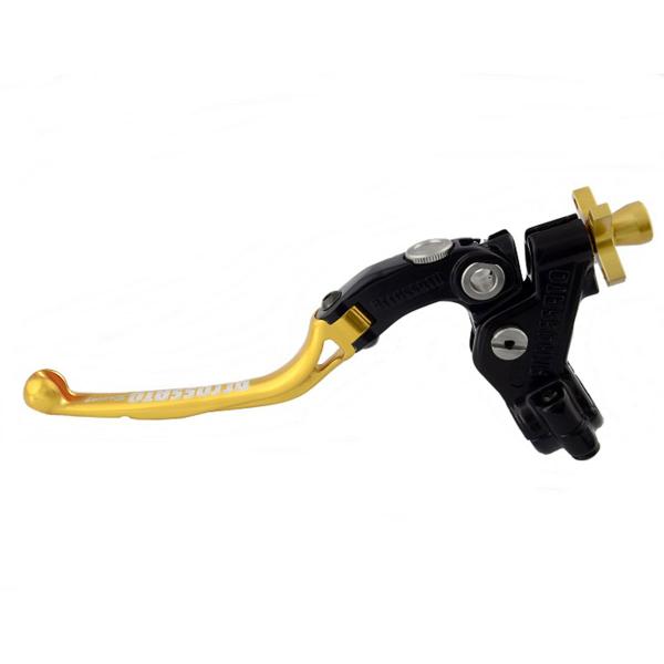 Comando frizione Accossato Racing a cavo 24mm leva oro snodata RST