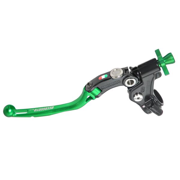 Comando frizione Accossato Racing a cavo 29mm leva verde snodata RST