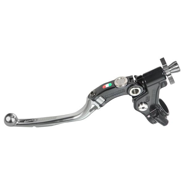 Comando frizione Accossato Racing a cavo 32mm leva argento snodata predisposizione attacco micro