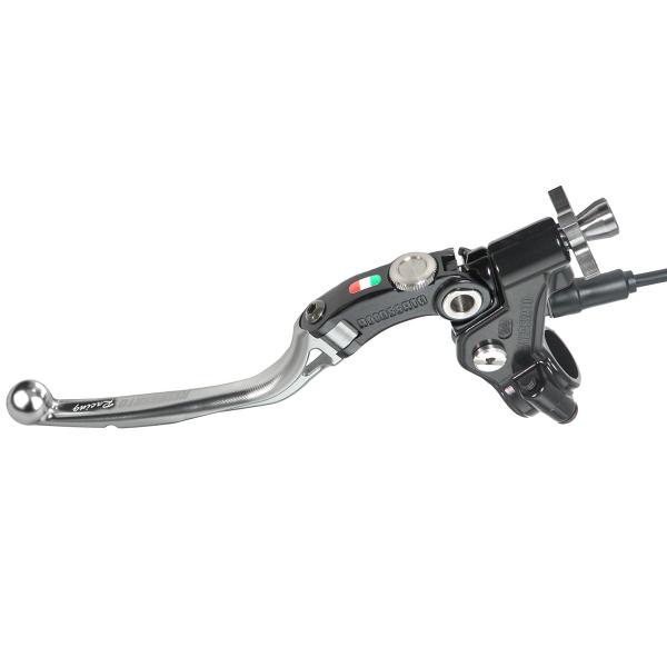 Comando frizione Accossato Racing a cavo 32mm leva argento snodata con micro incluso