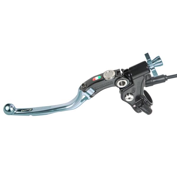 Comando frizione Accossato Racing a cavo 29mm leva titanio snodata con micro incluso