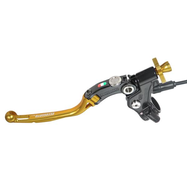 Comando frizione Accossato Racing a cavo 29mm leva oro snodata RST con micro incluso