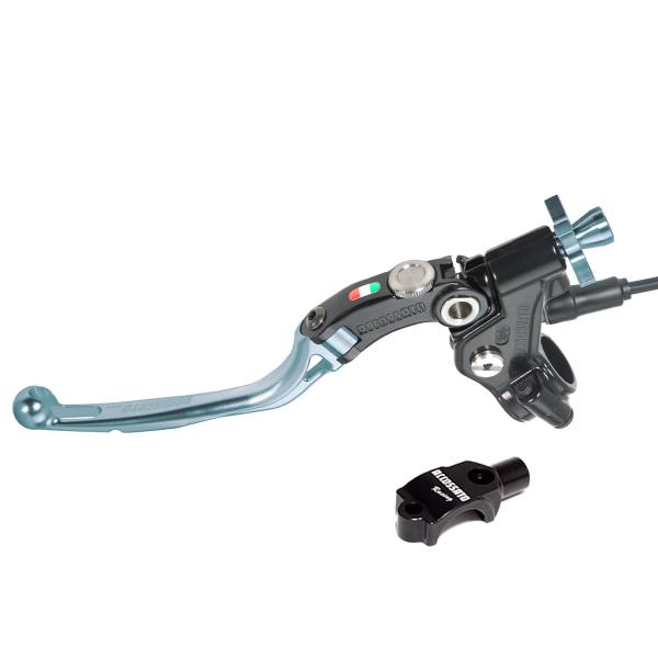 Comando frizione Accossato Racing a cavo 24mm leva titanio snodata RST micro supporto specchio M8