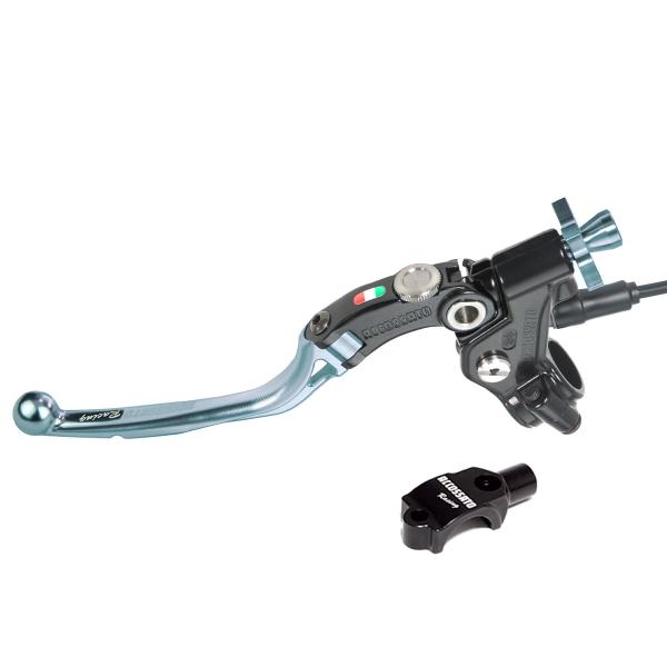 Comando frizione Accossato Racing a cavo 32mm leva titanio snodata micro e supporto specchio M10