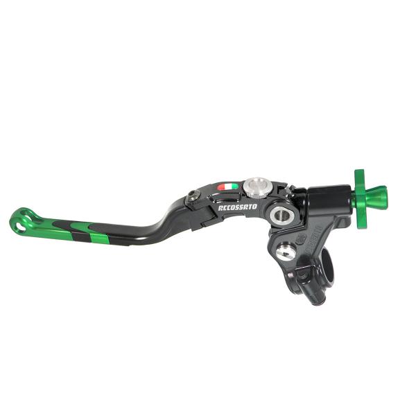 Comando frizione Accossato a cavo 24mm leva lunga verde Revolution predisposizione attacco micro