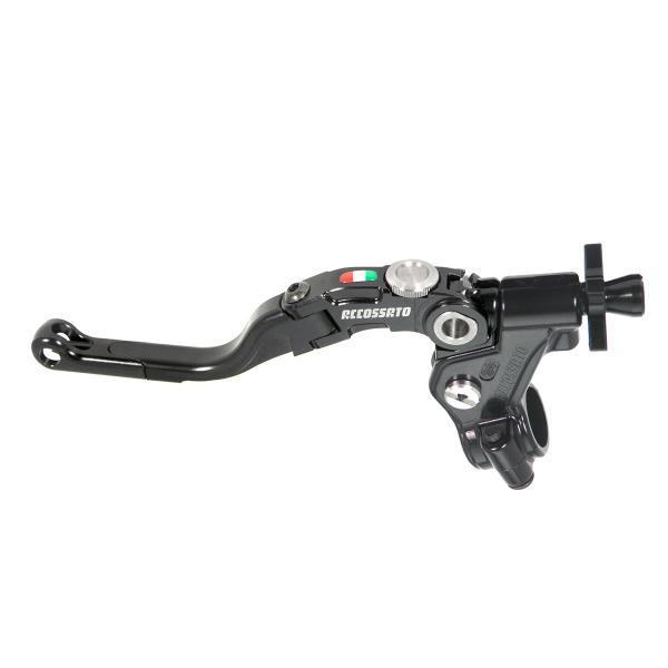 Comando frizione Accossato a cavo 24mm leva corta nera Revolution predisposizione attacco micro