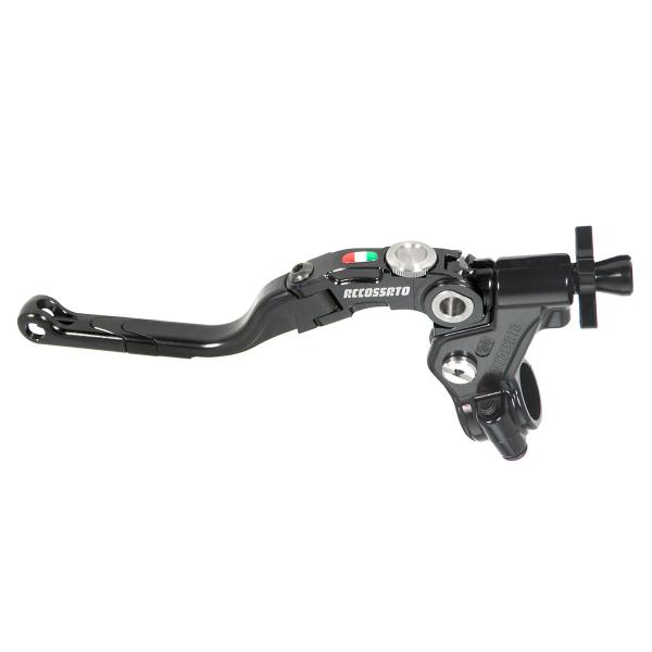 Comando frizione Accossato a cavo 24mm leva media nera Revolution predisposizione attacco micro