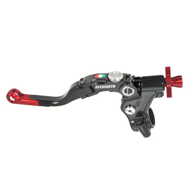 Comando frizione Accossato a cavo 24mm leva corta rosso Revolution predisposizione attacco micro