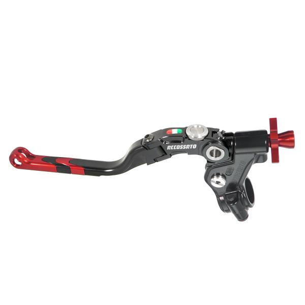 Comando frizione Accossato a cavo 24mm leva lunga rosso Revolution predisposizione attacco micro