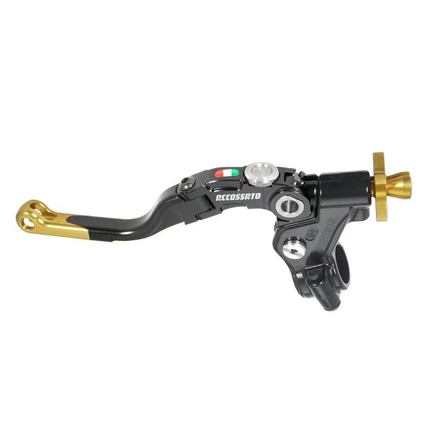 Comando frizione Accossato a cavo 24mm leva corta oro Revolution predisposizione attacco micro