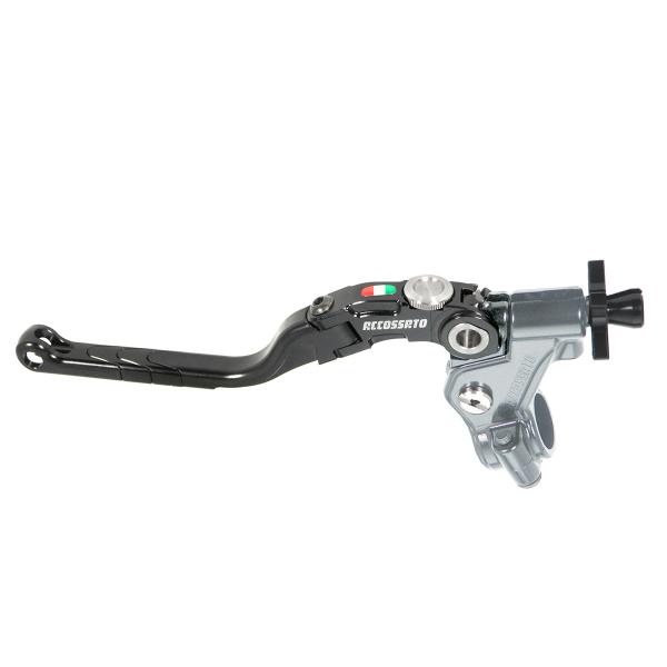 Comando frizione Accossato titanio a cavo 32mm leva lunga nera Revolution