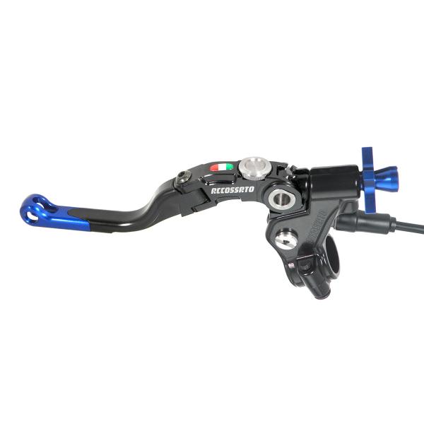 Comando frizione Accossato a cavo 24mm leva corta blu Revolution con micro incluso