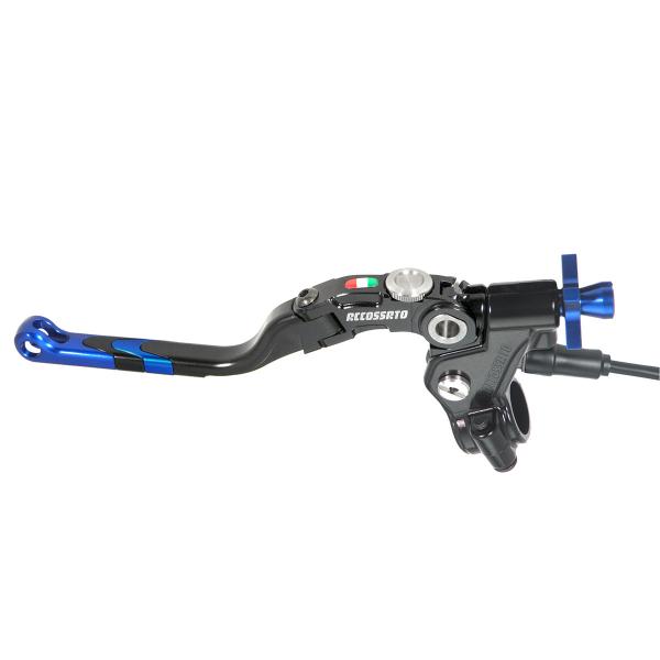 Comando frizione Accossato a cavo 24mm leva lunga blu Revolution con micro incluso