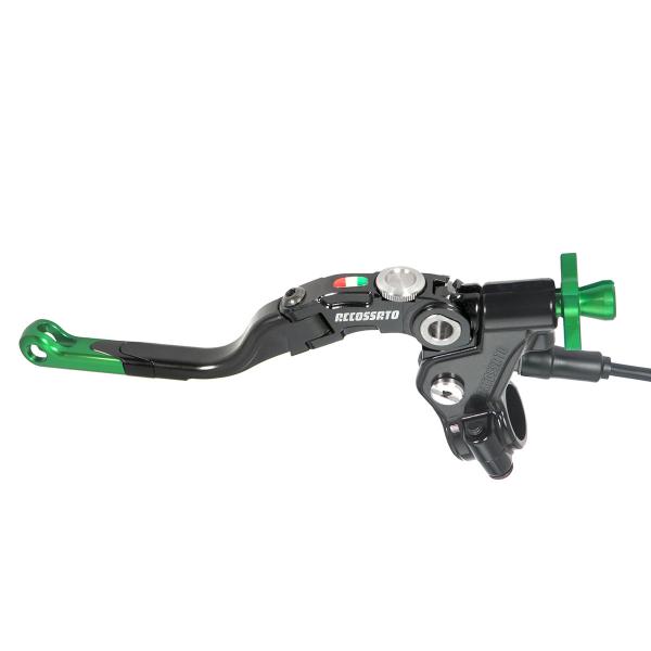 Comando frizione Accossato a cavo 34mm leva media verde Revolution con micro incluso