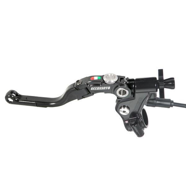Comando frizione Accossato a cavo 29mm leva corta nera Revolution con micro incluso