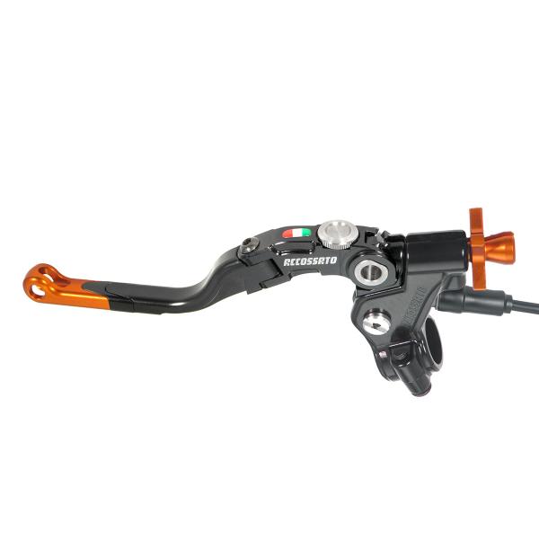 Comando frizione Accossato a cavo 24mm leva media arancione Revolution con micro incluso