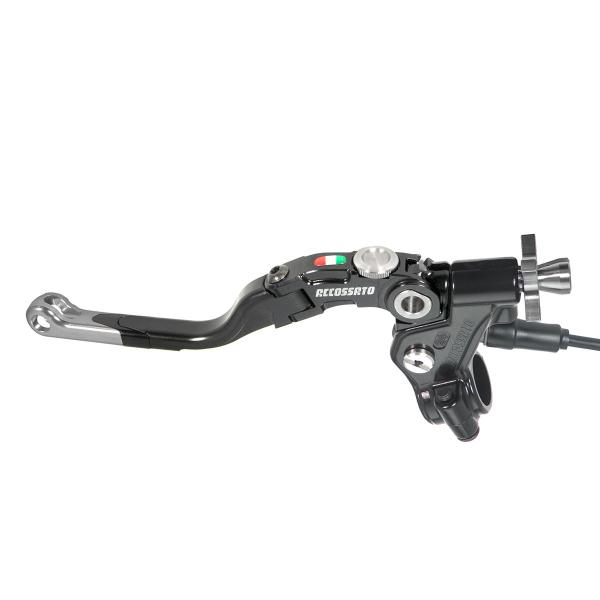 Comando frizione Accossato a cavo 24mm leva media argento Revolution con micro incluso