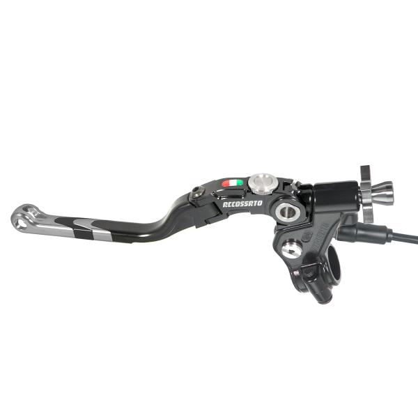 Comando frizione Accossato a cavo 34mm leva lunga argento Revolution con micro incluso