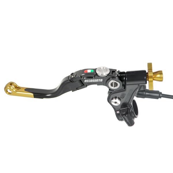 Comando frizione Accossato a cavo 34mm leva corta oro Revolution con micro incluso