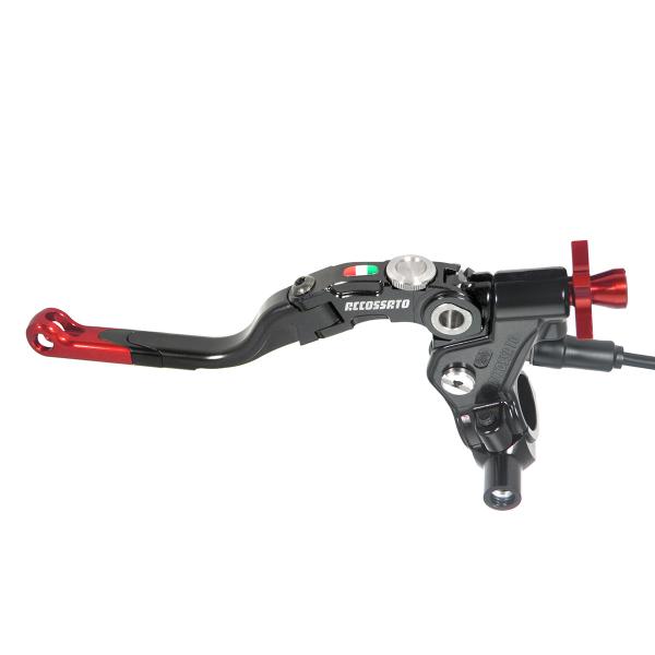 Comando frizione Accossato a cavo 29mm leva media rosso Revolution micro e supporto specchio M10