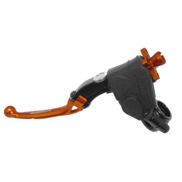 Accossato Cross Pitbike cable clutch control 24mm folding orange lever