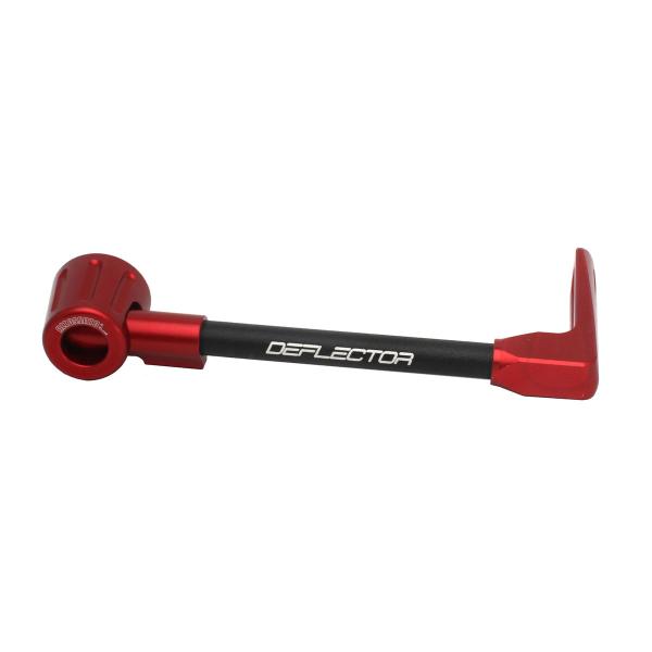 Accossato lever guard straight brake black/red aluminum connection 16mm-17.5mm