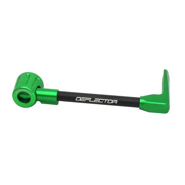 Accossato lever guard straight brake black/green aluminum connection 16mm-17.5mm